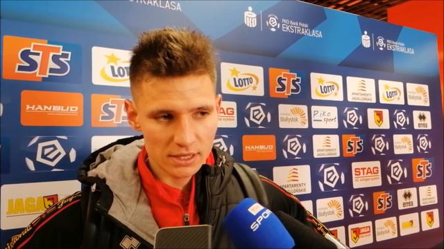 Patryk Klimala po meczu Jagiellnia Białystok - Arka Gdynia (2:0), 24.11.2019 смотреть онлайн