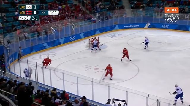 Олимпийские Игры 2018. РОССИЯ - НОРВЕГИЯ (21.02.2018, 1/4 Четвертьфинал турнира) [HD] смотреть онлайн