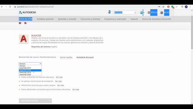 DESCARGA AUTOCAD 2020 смотреть онлайн