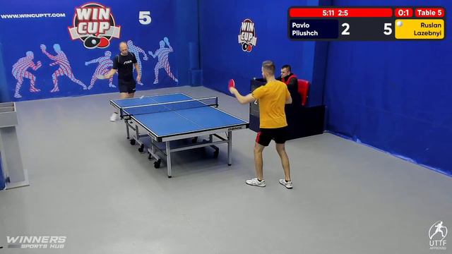 11:00 Плющ Павел 0-3 Лазебный Руслан стол 5 ЮГ-2 02.08.22 смотреть онлайн