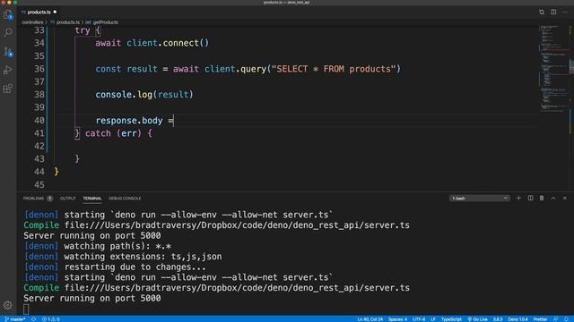 Deno & PostgreSQL (Crash Course Part 2) смотреть онлайн