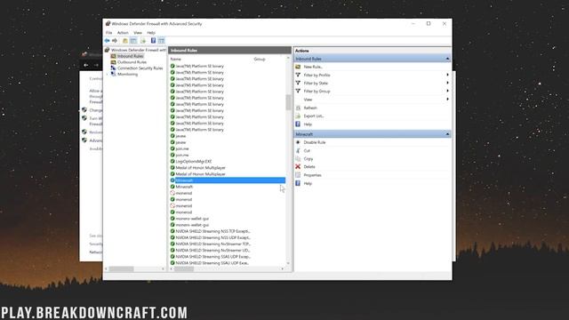 How To Allow Java Through Your Firewall for Minecraft Servers (Windows Defender) смотреть онлайн