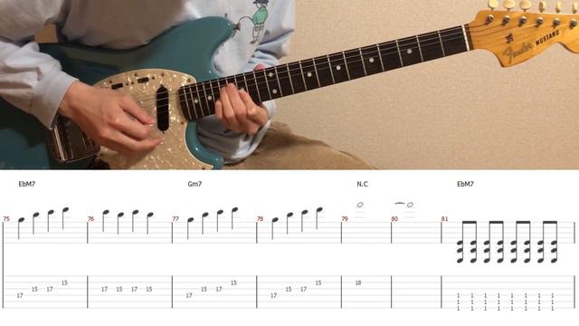 Demon Slayer OP - Kizuna no Kiseki (guitar cover with tabs & chords) смотреть онлайн