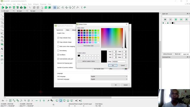 LibreCAD How To Change Background Color смотреть онлайн