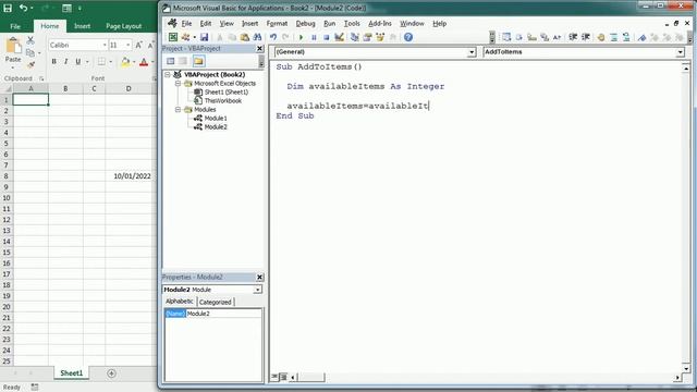 Excel VBA Tutorial For Beginners (Part 5/10): Variables