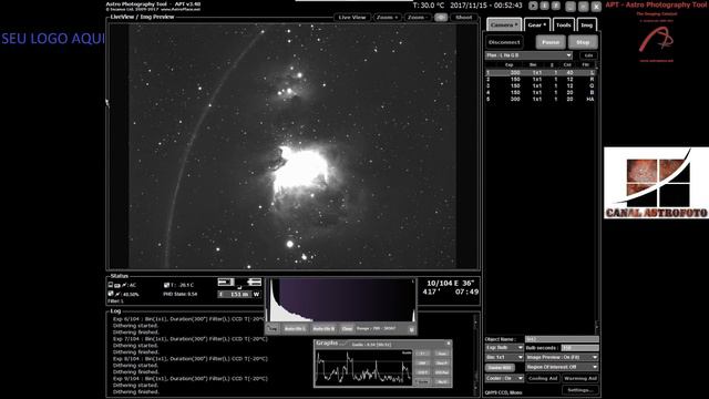 Live de captura 12 - APO Tripleto 80mm - Nebulosa de Orion смотреть онлайн