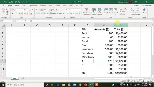 Remove dollar ($) sign and unnecessary decimals from the cell/column from MS excel смотреть онлайн