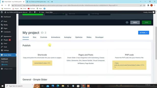 How to add Slider on HomePage using plugin Smart Slider 3 |Part 3| смотреть онлайн