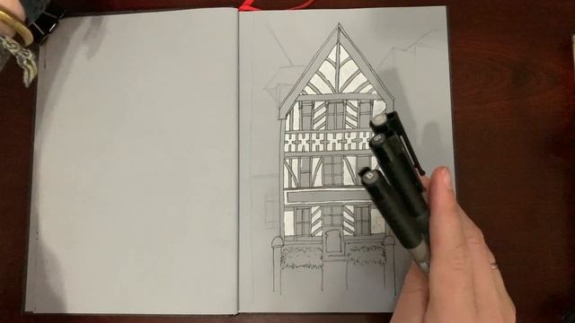 Draw With Me on #tonedpaper // London Pub // Hahnemühle The Grey Book [REAL TIME] смотреть онлайн