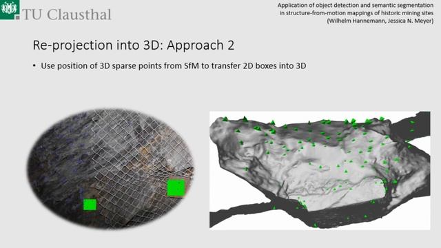 Application of object detection and semantic segmentation in structure from motion mappings of mine смотреть онлайн