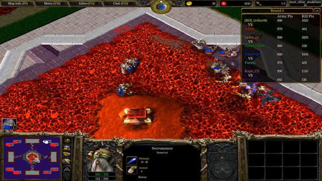 Warcraft III: TFT - (CUSTOM) 61 - Blood Tournament ULTRA 25 - Nemrtvá válka смотреть онлайн