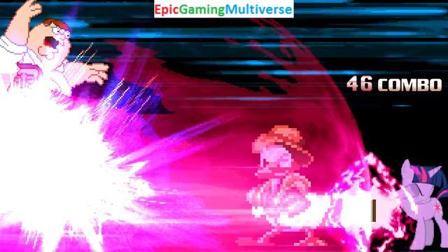 Joe Swanson And Peter Griffin VS Donald Duck And Twilight Sparkle In A MUGEN Match / Battle / Fight смотреть онлайн