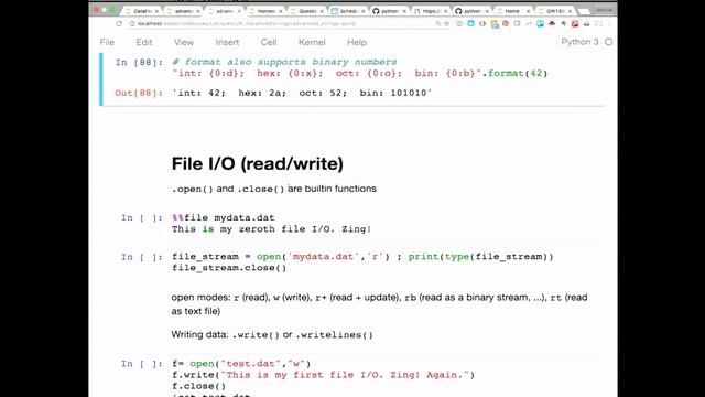 Python Book Camp Fall 2016_Part 7_Advanced Language Strings смотреть онлайн