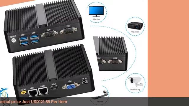 Xcy Fanless Mini Pc Intel Pentium 3805u Windows Linux Dual Nic Gigabit смотреть онлайн