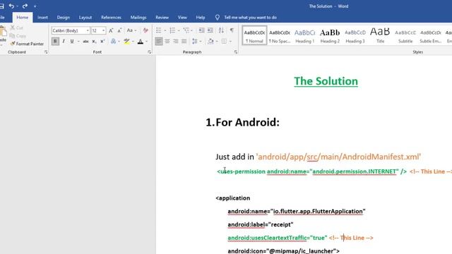 Unhandled Exception: Bad state: Insecure HTTP is not allowed by platform in Flutter Application смотреть онлайн