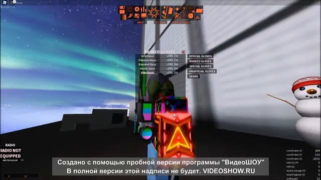ВСЕ ПЕРЧАТКИ В PARKOUR(MODDED) + frosty glove смотреть онлайн