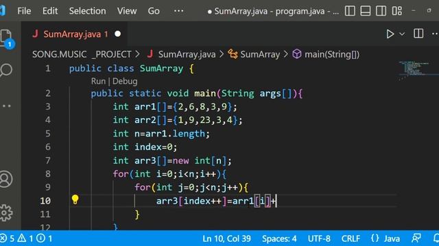How To Add Two Arrays Full Complete Code implementation 100% Simple Way To Learn #java . смотреть онлайн