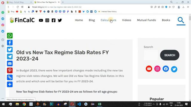 Income Tax Slab Rates FY 2023-24 | Tax Calculation with Old vs New Tax Regime [Hindi] смотреть онлайн