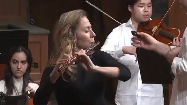 Mount Vernon Virtuosi, Amit Peled, Marina Piccinini, flute Gluck Dance of the Blessed Spirits смотреть онлайн