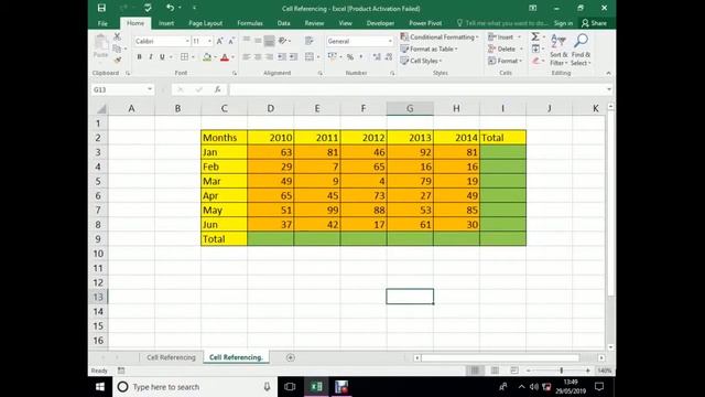 Part - 7(C) Advanced Excel (Cell Referencing) смотреть онлайн