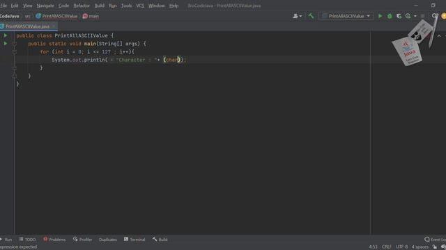 Java ASCII Value Converter: Display ASCII Values for All Characters | Java Programming Tutorial смотреть онлайн