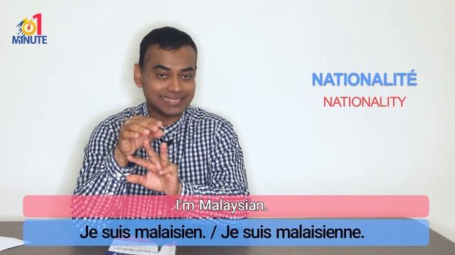 One minute French- What's your nationality in French ?(Learn French with Simon) смотреть онлайн