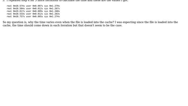 Unix & Linux: file access time after loading file into the cache смотреть онлайн