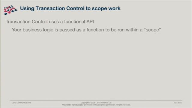 Transaction Control – A functional approach to modular transaction management смотреть онлайн
