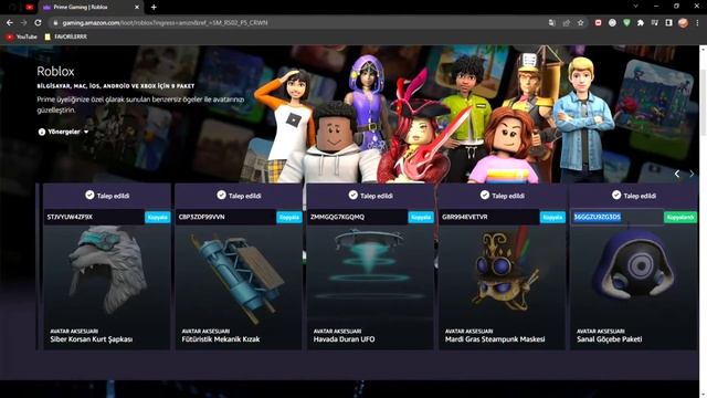 Amazon Prime Gaming Roblox Sanal Göçebe Paketi Nasıl Alınır? (Yeni Roblox Eşyası) смотреть онлайн