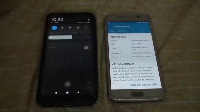 SAMSUNG Galaxy S6 vs. XIAOMI Redmi 6 pro - Benchmark Test смотреть онлайн