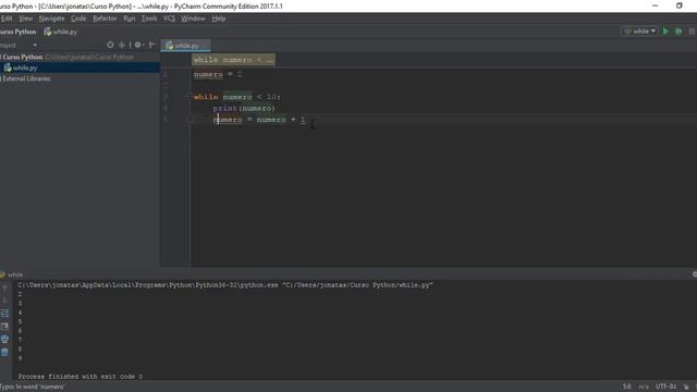 11- Estrutura de repetição While em Python 3 смотреть онлайн