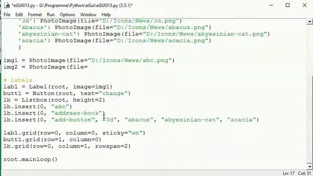 014 GUI with Python: giving functionality to the Listbox смотреть онлайн