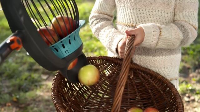 Ролл для сбора яблок Gardena (плодосборник) смотреть онлайн