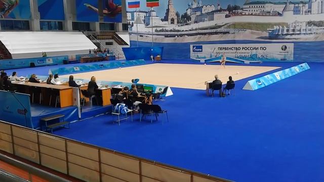 Алина Ермолова - мяч. Первенство России 2015.Казан смотреть онлайн