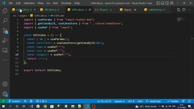 Part - 4|ReactJS(v18) | Zustand State Management Library | CRUD Example смотреть онлайн