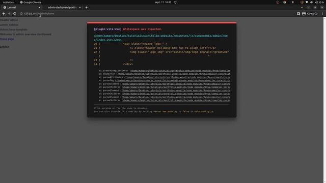 Website Portfolio with Laravel and Vue js | Integrate Admin dashboard Template смотреть онлайн