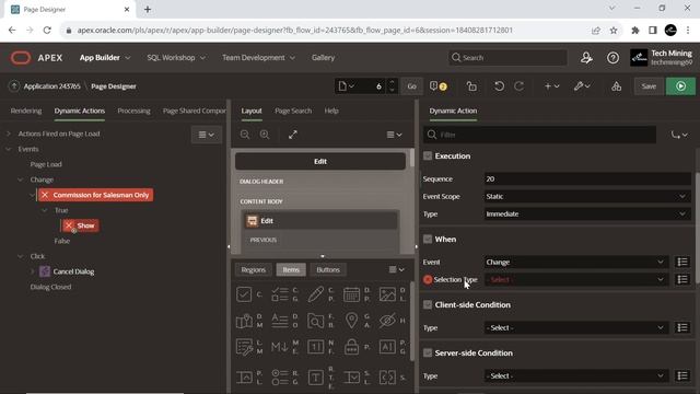 Enable Disable and Hide Show Dynamic Actions смотреть онлайн