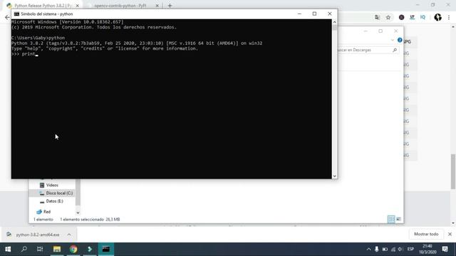 Como instalar PYTHON ? y OPENCV ?️ en Windows [ Fácil y rápido ] смотреть онлайн