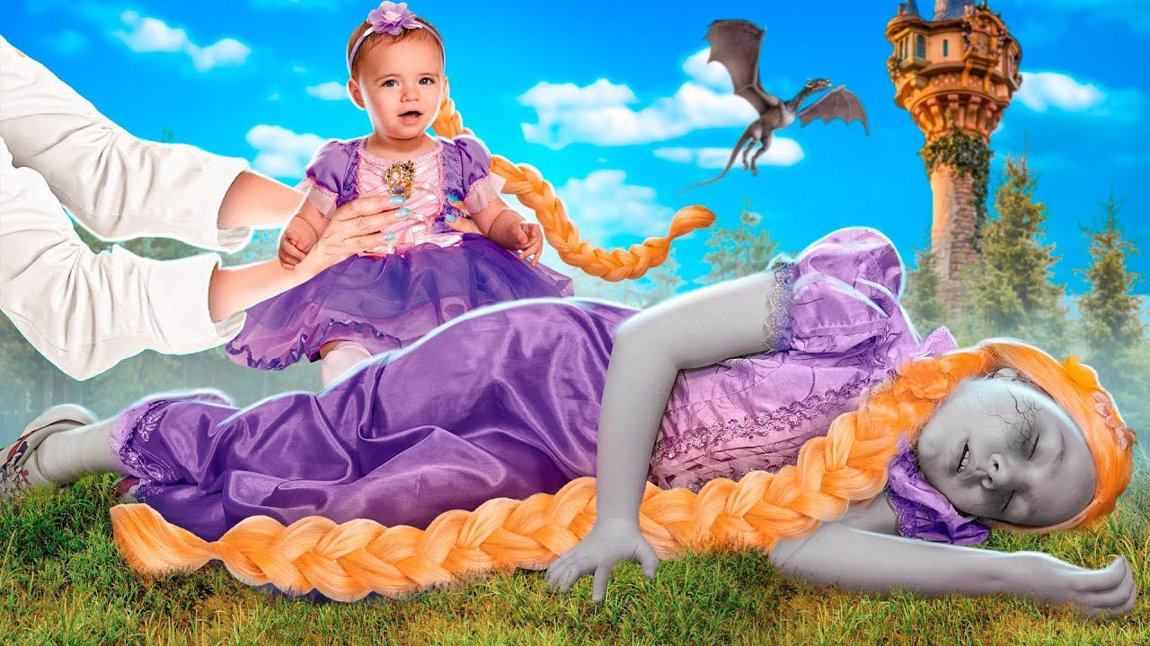 От РОЖДЕНИЯ До СМЕРТИ ПРИНЦЕССЫ ДИСНЕЯ в РЕАЛЬНОЙ ЖИЗНИ! Ксюша стала НАСТОЯЩЕЙ ПРИНЦЕССОЙ! смотреть онлайн