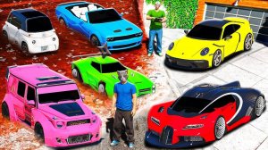 УГНАЛ ВСЕ СЕКРЕТНЫЕ МАШИНЫ ДЛЯ РАЙЛЮХИ В ЦУНАМИ ИЗ КОКА КОЛЫ! ГЕЛИК, БУГАТТИ  ГТА 5 МОДЫ МУРКА