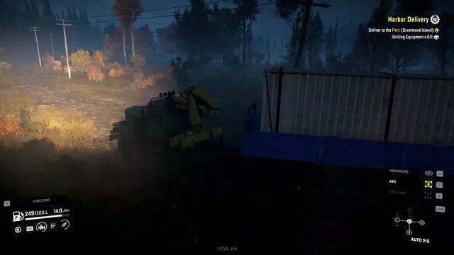 SnowRunner (No Commentary) Harbor Delivery (Part 1) White WS 4964 смотреть онлайн