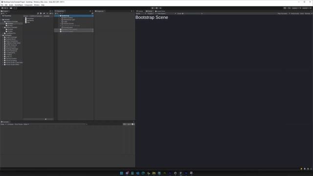 Unity Tutorial: Bootstrap Scenes смотреть онлайн