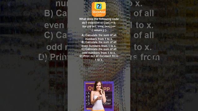 C What does the following code do void fint x int j 0 for int i1 ix i j i return j смотреть онлайн