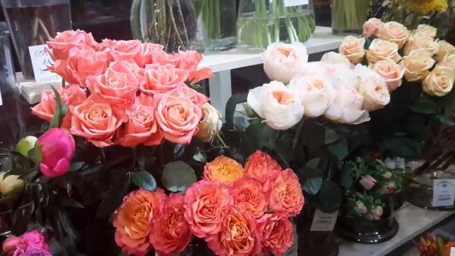 Цветочный магазин Букет Маркет. Видео Срезка и товар в магазине смотреть онлайн