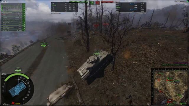 TOP PLAYERS AW AND 19К DAMAGE ON THE FRONT LINE OF THE MAP. CYBERSPORT #4 смотреть онлайн