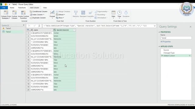 Use Power Query Remove Special Character смотреть онлайн