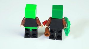 LEGO Minecraft минифигурки оригинал и китайское лего майнкрафт