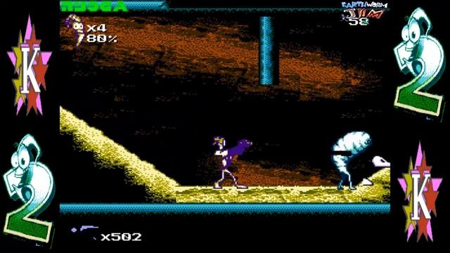 Earthworm Jim 2 (Shin-Shin) (Unl) (NES Pirate) - NES Longplay - (NO DEATH) (Complete Walkthrough) смотреть онлайн