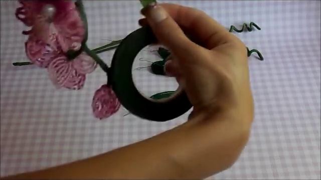 Орхидея из бисера. Мастер-класс. Часть 2/2. Нow To Make Orchid Flower