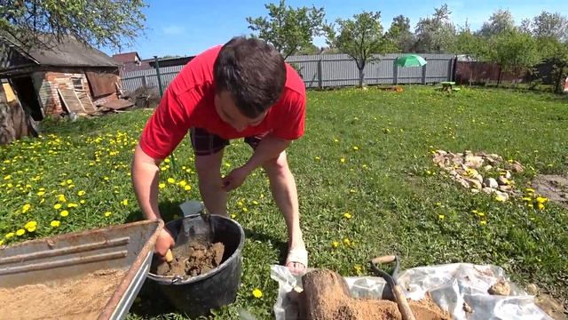 ОТДЕЛЫВАЕМ КОЛОДЕЦ ПРИРОДНЫМ КАМНЕМ СВОИМИ РУКАМИ